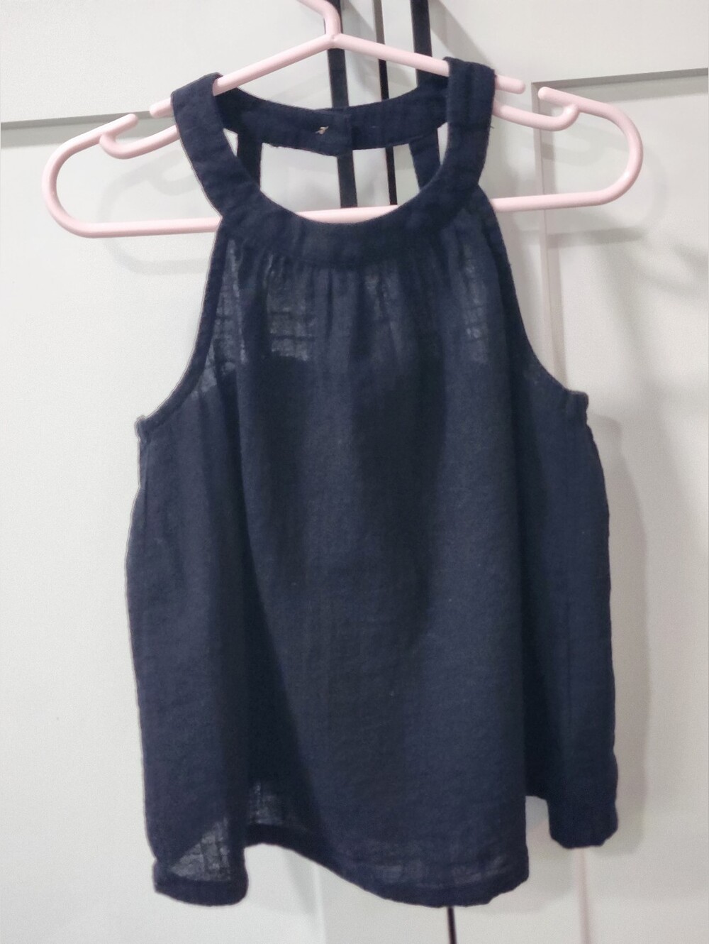 Old Navy Girls' Black Sleeveless Halter Top
